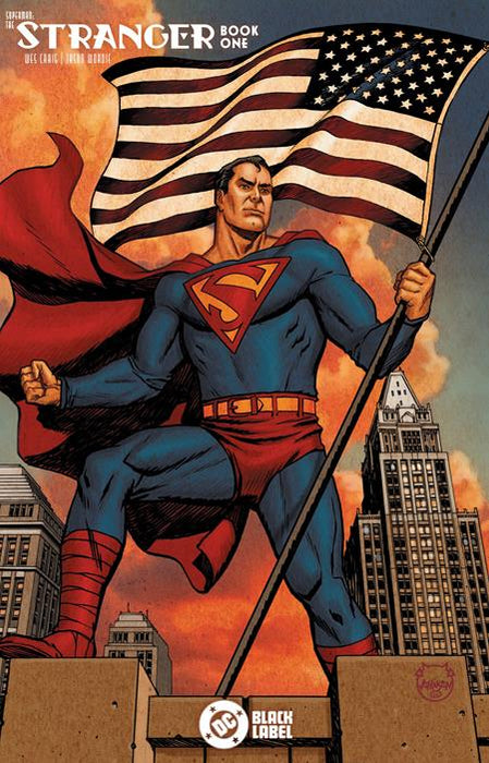 SUPERMAN THE STRANGER #1 (OF 6) CVR B DAVE JOHNSON CARD STOCK VAR