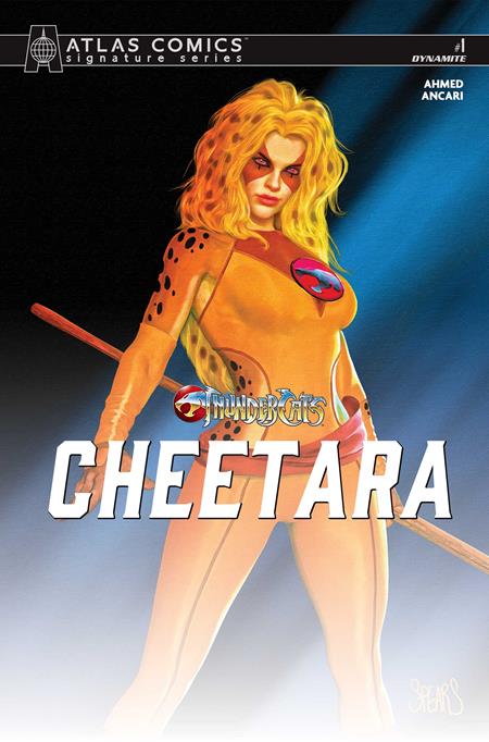 THUNDERCATS CHEETARA (2026) #1 CVR J MARK SPEARS ATLAS EDITION SIGNED BY SALADIN AHMED VAR