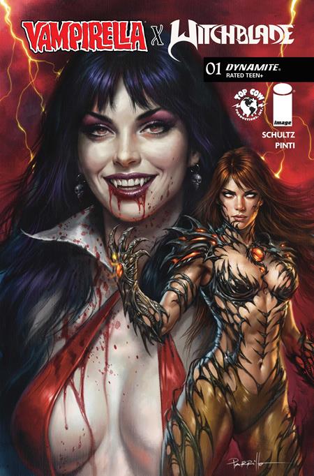 VAMPIRELLA X WITCHBLADE SPECIAL #1 (ONE SHOT) CVR B LUCIO PARRILLO VAR