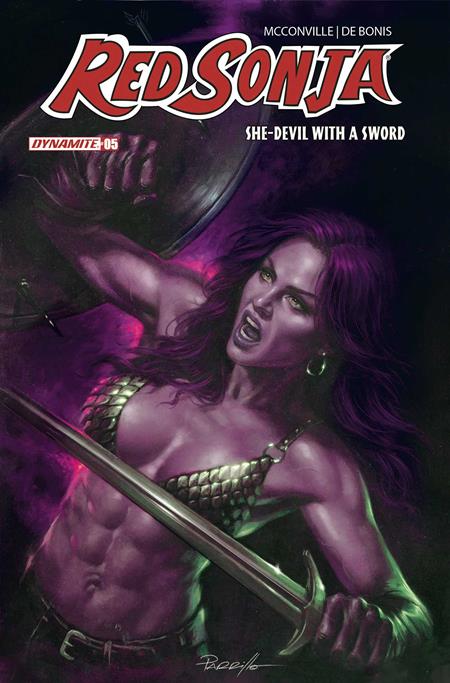 RED SONJA SHE DEVIL WITH A SWORD #5 CVR K LUCIO PARRILLO ULTRAVIOLET VAR