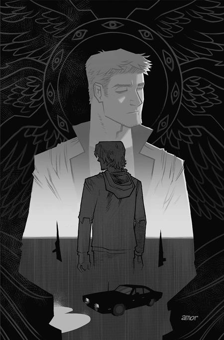 SUPERNATURAL WAYWARD SPECIAL #1 (ONE SHOT) CVR J INC 1:7 JOHN AMOR LINE ART VIRGIN VAR