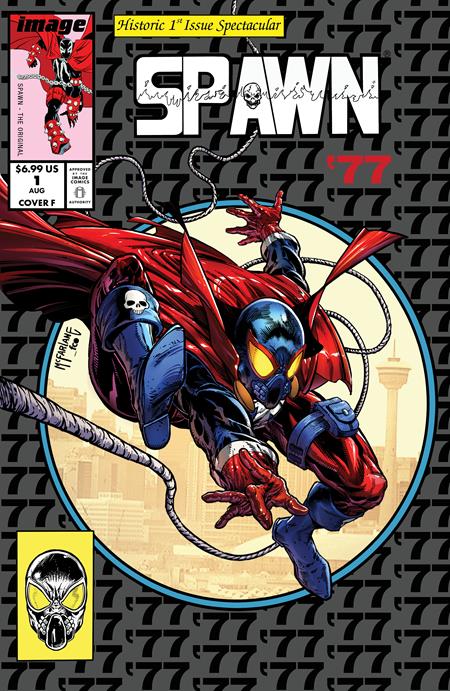 SPAWN 77 #1 (OF 3) CVR F INC 1:25 TODD MCFARLANE RETRO LOGO VAR