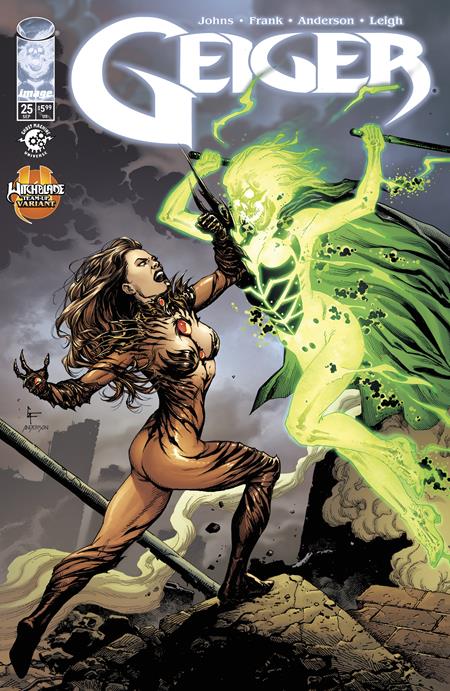 GEIGER #25 CVR F GARY FRANK & BRAD ANDERSON WITCHBLADE TEAM UP VAR