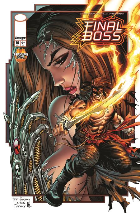 FINAL BOSS #10 CVR D TYLER KIRKHAM WITCHBLADE TEAM UP VAR