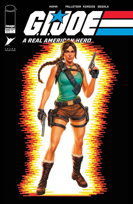 GI JOE A REAL AMERICAN HERO #330 3RD PRINTING CVR A CHRIS MOONEYHAM ACTION FIGURE RONIN DESIGN VAR
