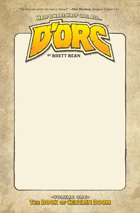 DORC TP VOL 01 2ND PRINTING DIRECT MARKET EXCLUSIVE BLANK SKETCH CVR
