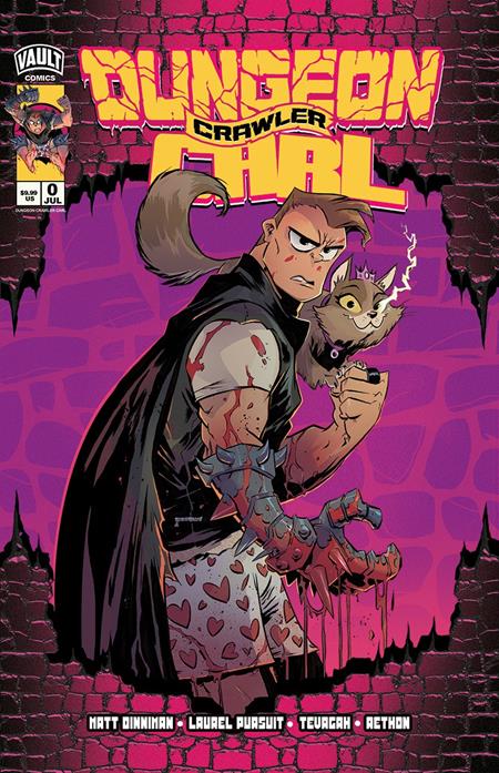 DUNGEON CRAWLER CARL SPECIAL EDITION #0 2ND PRINTING CVR C BRETT BEAN VAR