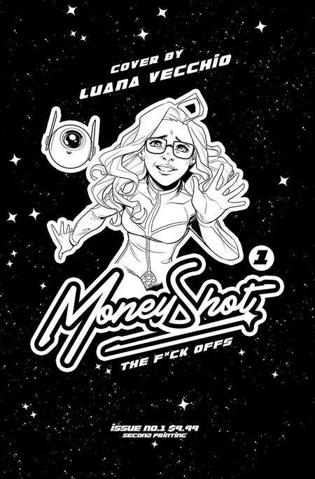 MONEY SHOT THE F* OFFS #1 (OF 5) 2ND PTG CVR D LUANA VECCHIO NSFW BLACK BAG VAR