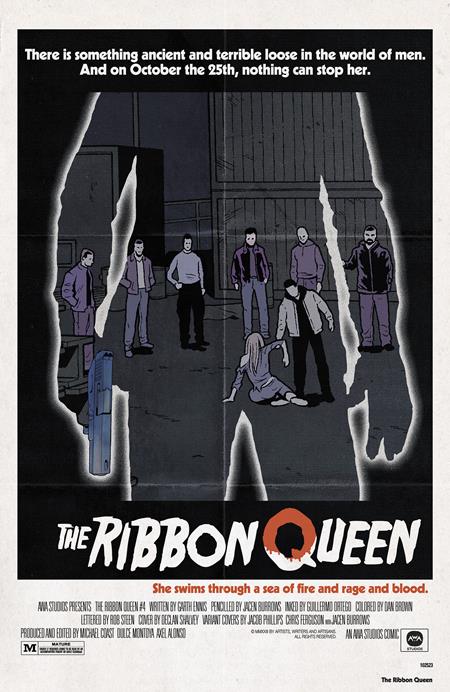 RIBBON QUEEN #4 (OF 8) CVR C CHRIS FERGUSON & JACEN BURROWS HORROR HOMAGE VAR