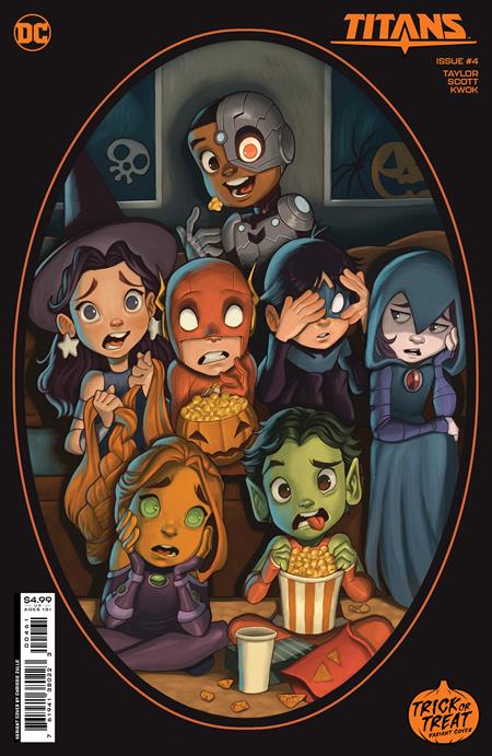 TITANS #4 CVR F CHRISSIE ZULLO TREAT OR TREAT CARD STOCK VAR