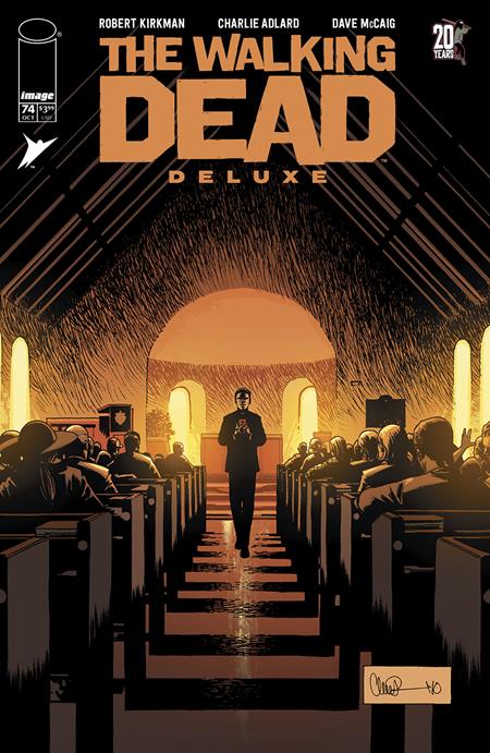 WALKING DEAD DELUXE #74 CVR B CHARLIE ADLARD AND DAVE MCCAIG VAR