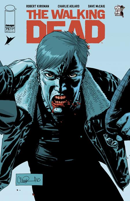 WALKING DEAD DELUXE #75 CVR B CHARLIE ADLARD AND DAVE MCCAIG VAR