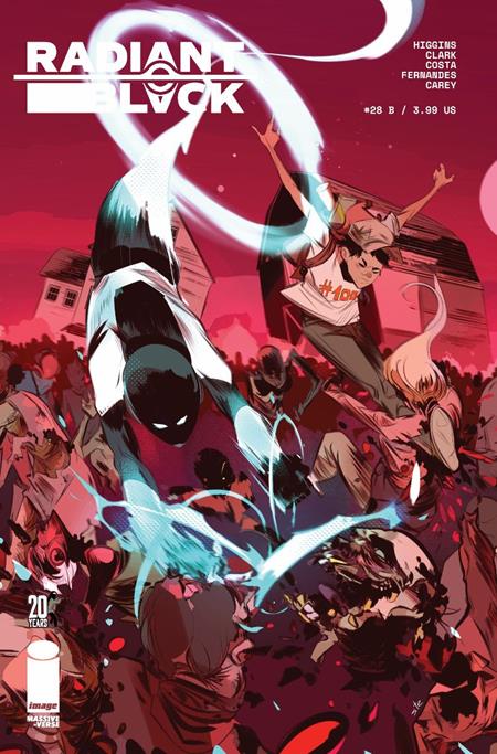 RADIANT BLACK #28 Cover B The Walking Dead 20th Anniversary Team Up Variant by Stefano Simeone