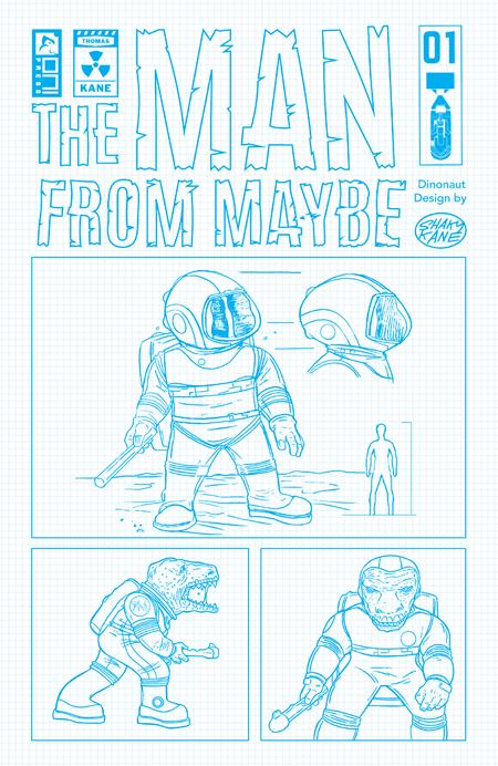 MAN FROM MAYBE #1 CVR D INC 1:10 SHAKY KANE DESIGN VAR