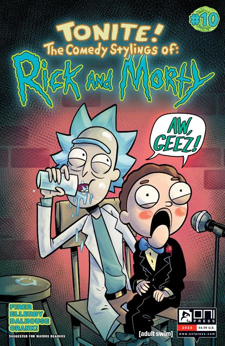 RICK AND MORTY #10 CVR B FRED C STRESING VAR
