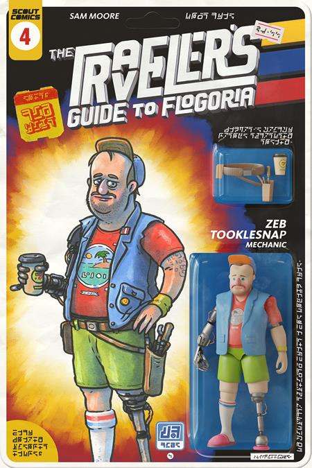 TRAVELERS GUIDE TO FLOGORIA #4 (OF 5) CVR B INC 1:10 ACTION FIGURE VAR