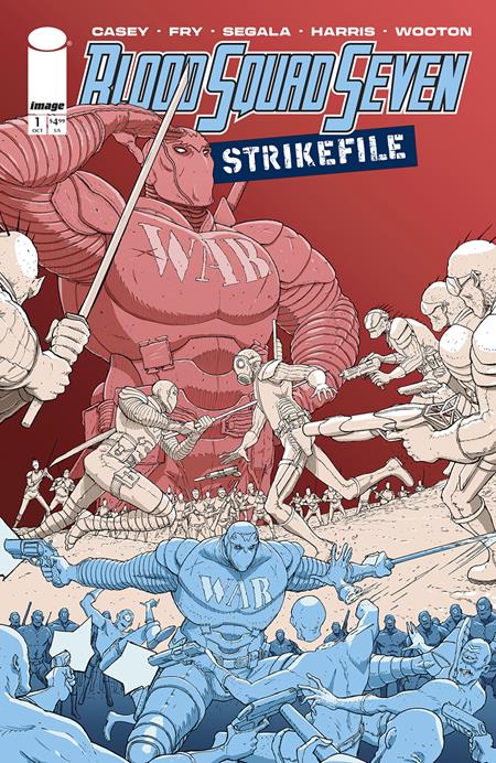 BLOOD SQUAD SEVEN STRIKEFILE #1 (ONE SHOT) CVR C INC 1:10 NICK PITARRA VAR