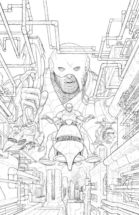 SKIN POLICE #1 (OF 4) CVR E INC 1:50 NICK PITARRA B&W VAR