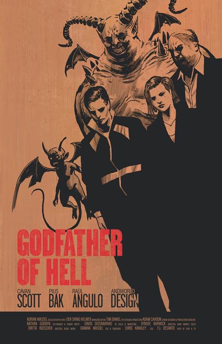GODFATHER OF HELL #1 (OF 4) CVR D INC 1:10 JOSHUA HIXSON MOVIE POSTER HOMAGE VAR