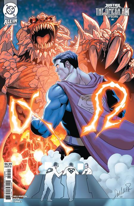 JUSTICE LEAGUE THE OMEGA ACT SPECIAL #1 (ONE SHOT) CVR D SALVADOR LARROCA CARD STOCK VAR (DC K.O.)
