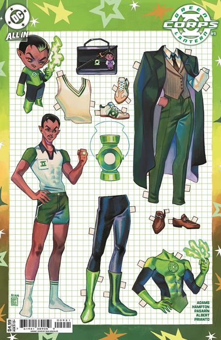 GREEN LANTERN CORPS #9 CVR B RIAN GONZALES CARD STOCK VAR (STARBREAKER SUPREMACY)