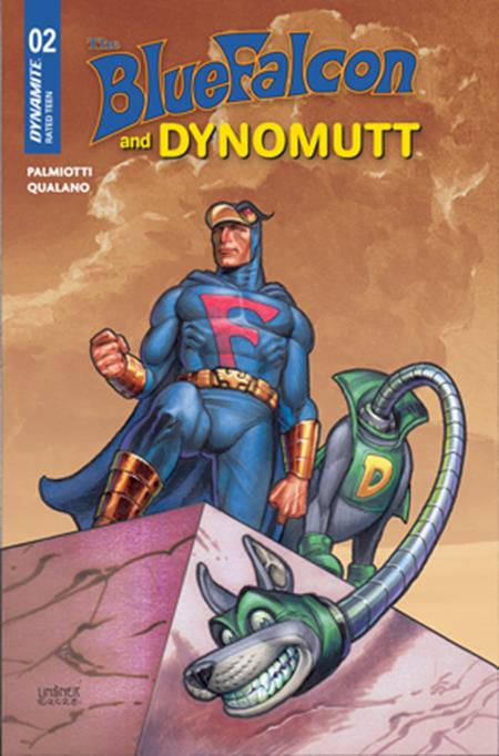 BLUE FALCON AND DYNOMUTT #2 CVR C JOSEPH MICHEAL LINSNER VAR