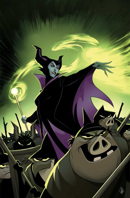 DISNEY VILLAINS MALEFICENT #1 CVR G ROBERT QUINN LTD VIRGIN VAR
