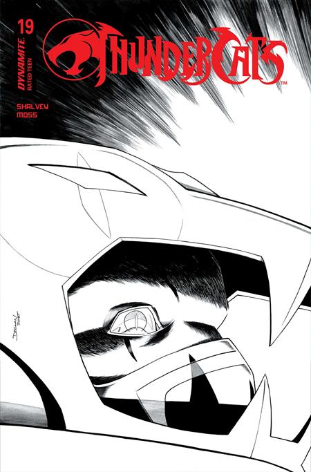 THUNDERCATS #19 CVR N 10 COPY INCV SHALVEY LINE ART