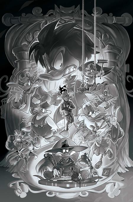 DARKWING DUCK #6 CVR H INC 1:15 CANGIALOSI LINE ART VIRGIN VAR