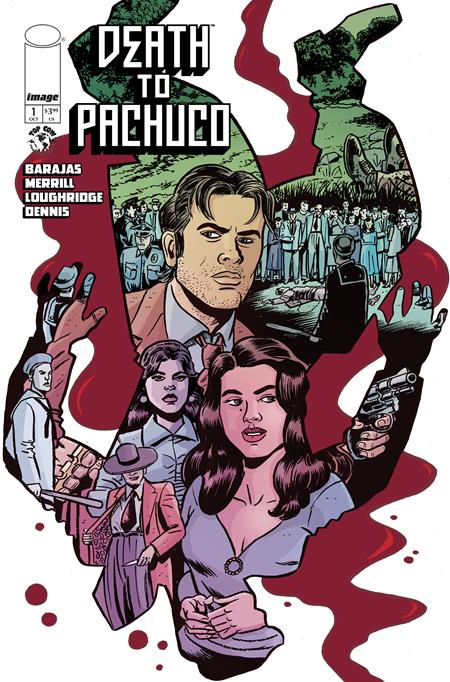 DEATH TO PACHUCO #1 (OF 5) CVR I INC 1:50 DAVID LAPHAM FOIL VAR