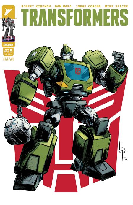 TRANSFORMERS #25 2ND PRINTING CVR B JASON HOWARD VAR