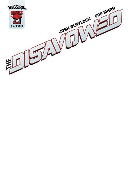 DISAVOWED #1 (OF 5) CVR E BLANK SKETCH VAR Limited to 1000 Allocations May Occur