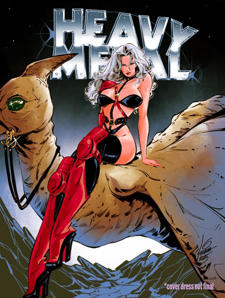 HEAVY METAL MAGAZINE #3 CVR D SVETA SHUBINA MASSIVE SELECT EXCLUSIVE VAR