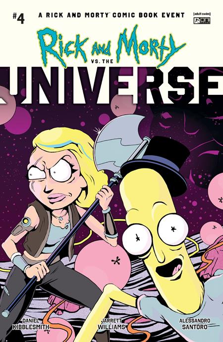 RICK AND MORTY VS THE UNIVERSE #4 (OF 4) CVR C INC 1:10 FLOPS INTERLOCKING VAR