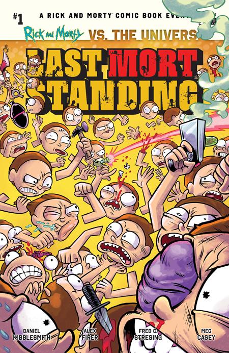 RICK AND MORTY VS THE UNIVERSE LAST MORT STANDING #1 (ONE SHOT) CVR E INC 1:50 FRED C STRESING PRIME VAR