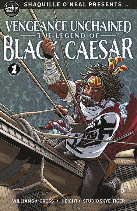 SHAQUILLE ONEAL PRESENTS VENGEANCE UNCHAINED THE LEGEND OF BLACK CAESAR #1 (OF 5) CVR G INC 1:10 JAMAL IGLE FOIL VAR
