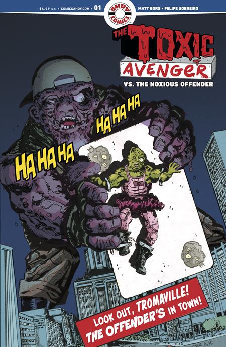 TOXIC AVENGER VS THE NOXIOUS OFFENDER #1 (OF 5) CVR B 3 COPY GREG SCOTT CLASSIC COVERS HOMAGE VAR