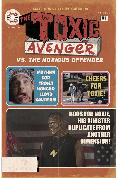 TOXIC AVENGER VS THE NOXIOUS OFFENDER #1 (OF 5) CVR C 5 COPY TROMA PHOTO WRASSLIN MAGAZINE VAR