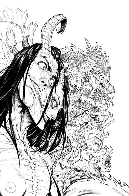 VALHALLAW #4 (OF 5) CVR C INC 1:20 PEDRO R M ANDREO B&W VIRGIN VAR