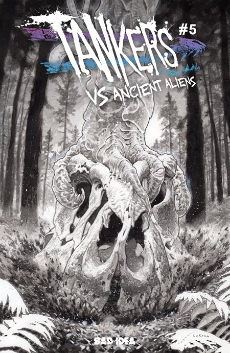 TANKERS VS ANCIENT ALIENS #5 (OF 5) CVR D INC 1:20 LEWIS LAROSA B&W VAR