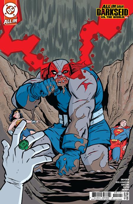 DC ALL IN SAGA DARKSEID VS THE WORLD #1 (ONE SHOT) CVR D ANTHONY MARQUES CARD STOCK VAR