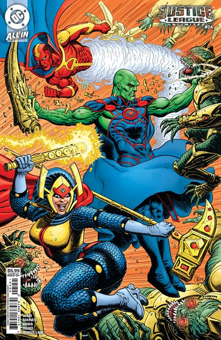 JUSTICE LEAGUE UNLIMITED #24 CVR E STEVE SKROCE CARD STOCK VAR