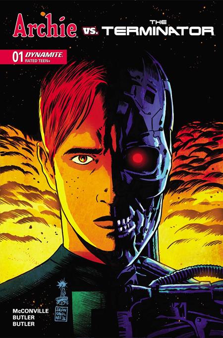 ARCHIE VS THE TERMINATOR #1 CVR A FRANCESCO FRANCAVILLA