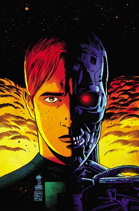 ARCHIE VS THE TERMINATOR #1 CVR H FRANCESCO FRANCAVILLA METAL PREMIUM VAR