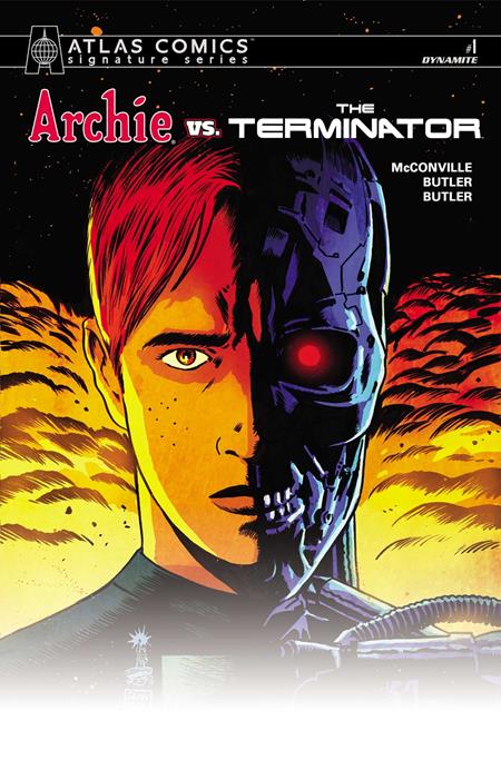ARCHIE VS THE TERMINATOR #1 CVR K FRANCESCO FRANCAVILLA ATLAS EDITION SIGNED BY FRANCESCO FRANCAVILLA VAR