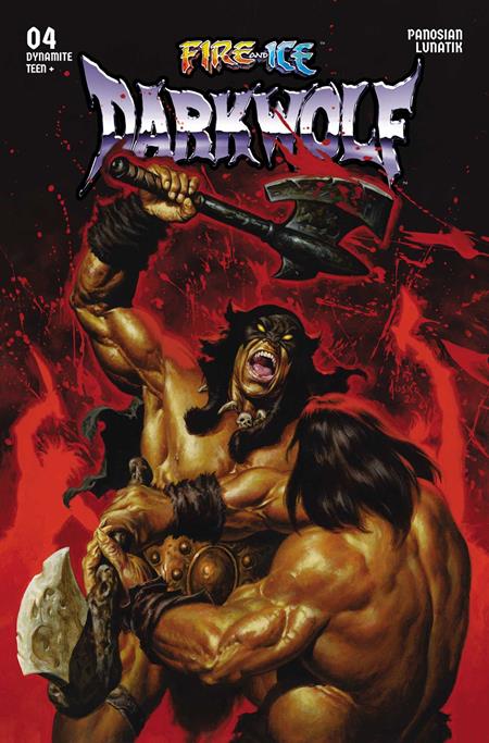 FIRE AND ICE DARKWOLF #4 CVR C JOE JUSKO VAR