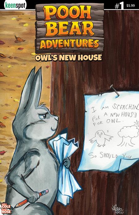 POOH BEAR ADVENTURES OWLS NEW HOUSE #1 (ONE SHOT) CVR A TESSA ROSE