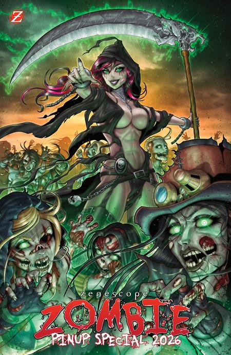 ZENESCOPE ZOMBIE PINUP SPECIAL 2026 (ONE-SHOT) CVR B CARDIGRADE VAR