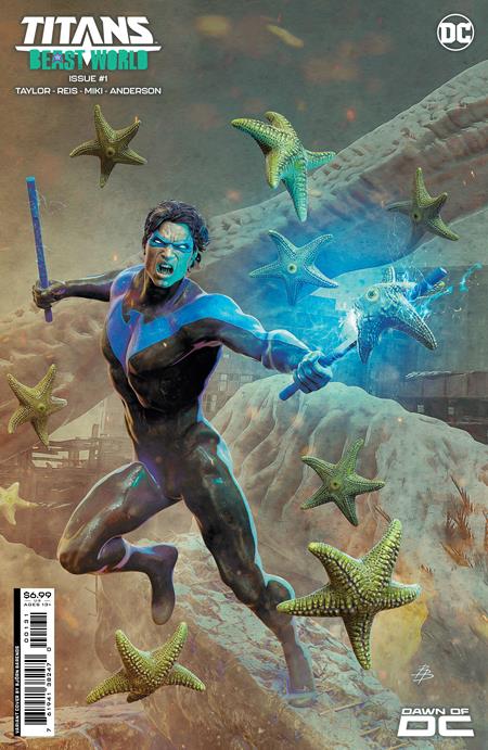 TITANS BEAST WORLD #1 (OF 6) CVR B BJORN BARENDS CARD STOCK VAR