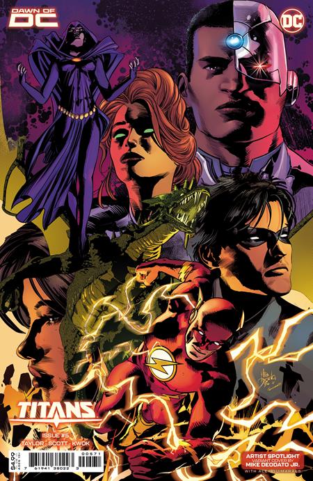 TITANS #5 CVR E MIKE DEODATO JR ARTIST SPOTLIGHT CARD STOCK VAR